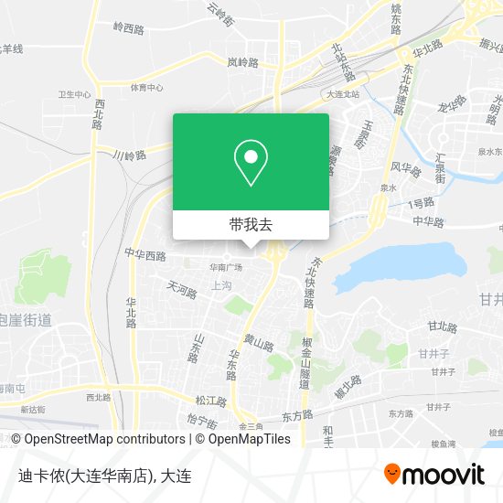 迪卡侬(大连华南店)地图