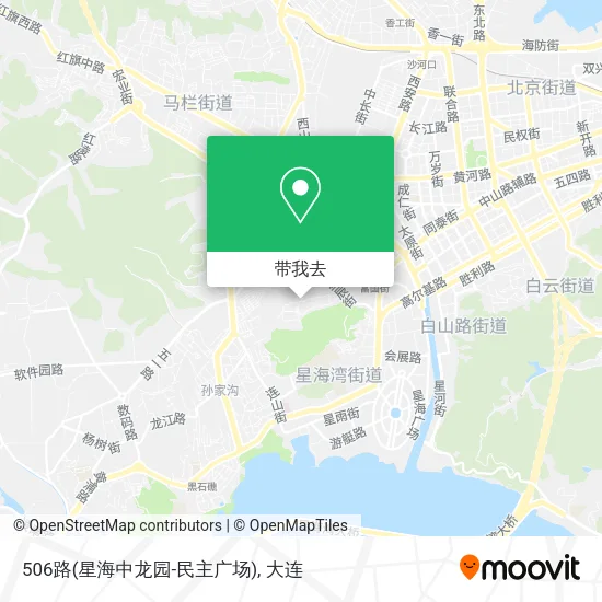 506路(星海中龙园-民主广场)地图