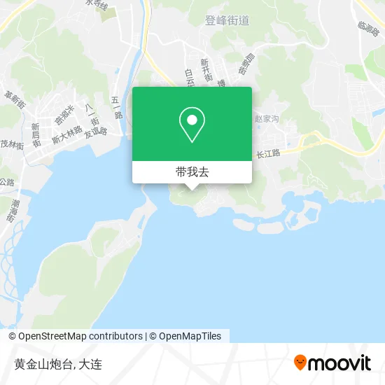黄金山炮台地图