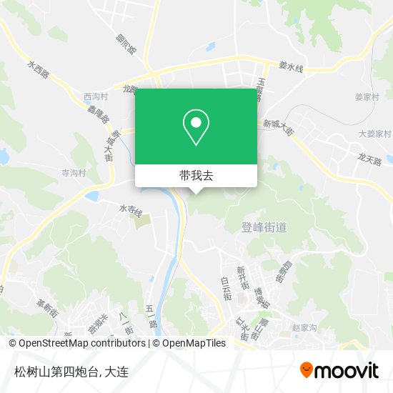 松树山第四炮台地图