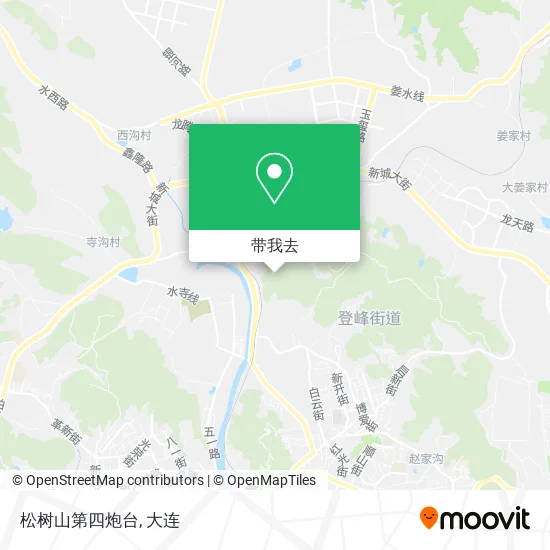 松树山第四炮台地图