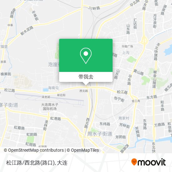 松江路/西北路(路口)地图