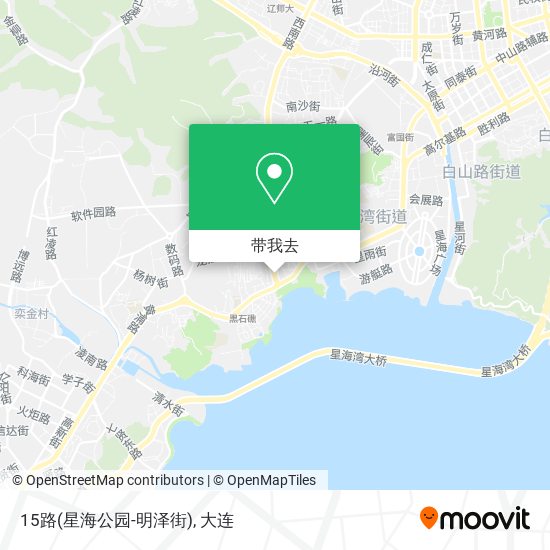 15路(星海公园-明泽街)地图