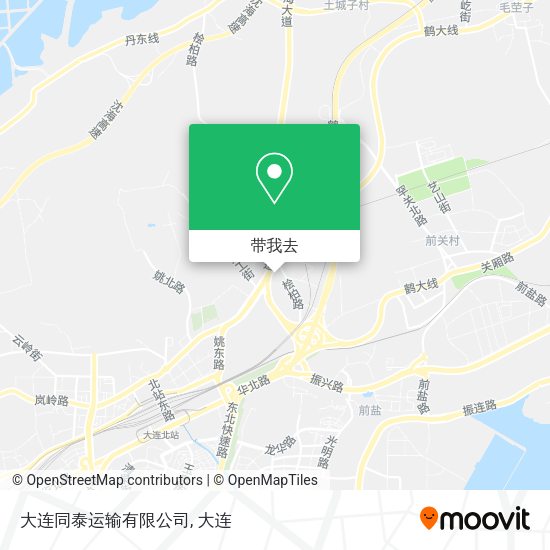 大连同泰运输有限公司地图