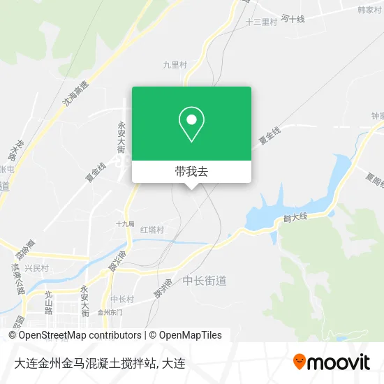 大连金州金马混凝土搅拌站地图