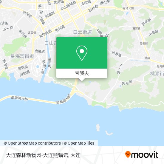 大连森林动物园-大连熊猫馆地图