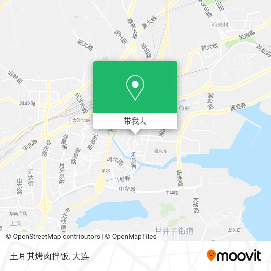 土耳其烤肉拌饭地图