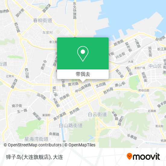 獐子岛(大连旗舰店)地图