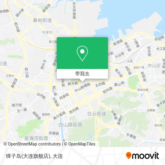 獐子岛(大连旗舰店)地图