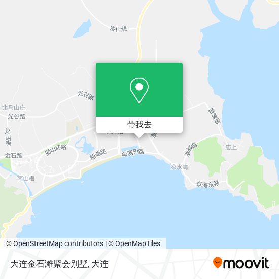 大连金石滩聚会别墅地图
