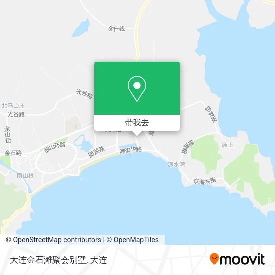 大连金石滩聚会别墅地图