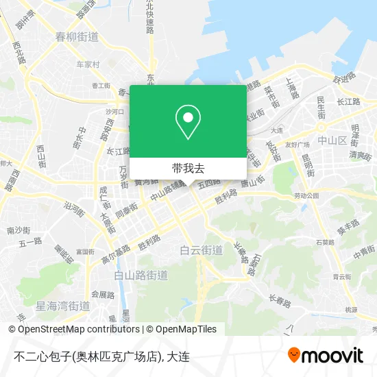 不二心包子(奥林匹克广场店)地图