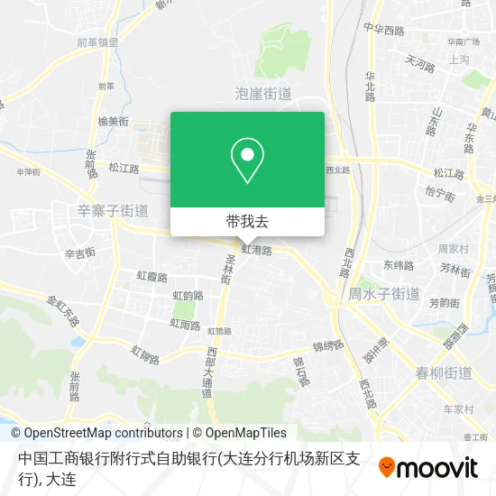 中国工商银行附行式自助银行(大连分行机场新区支行)地图