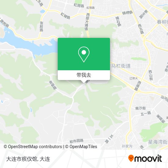 大连市殡仪馆地图