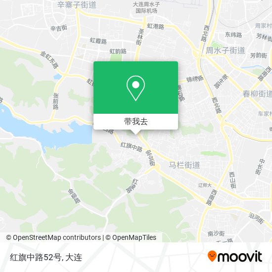 红旗中路52号地图