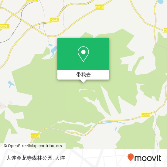 大连金龙寺森林公园地图