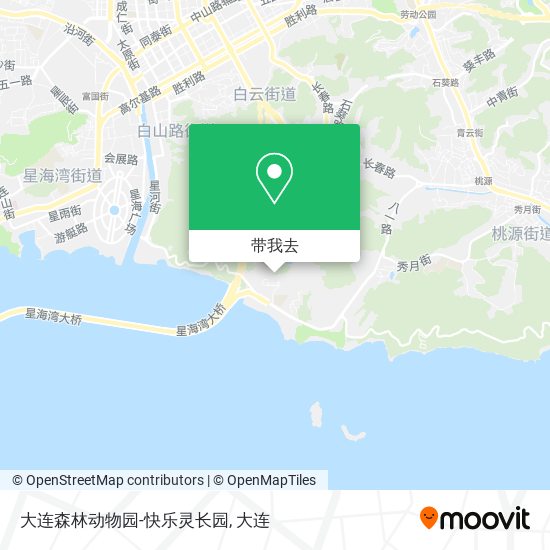 大连森林动物园-快乐灵长园地图