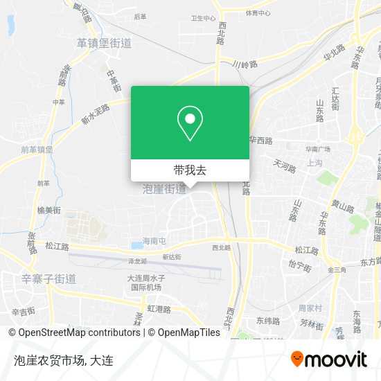 泡崖农贸市场地图