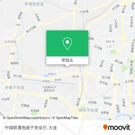 中国联通泡崖子营业厅地图