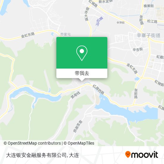 大连银安金融服务有限公司地图