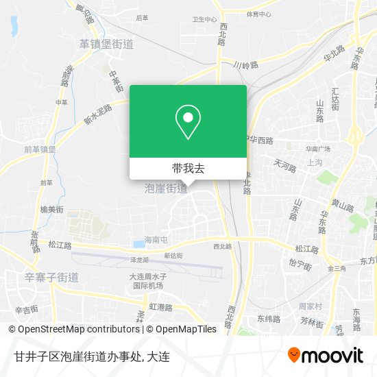 甘井子区泡崖街道办事处地图