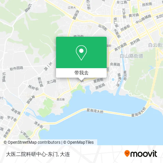 大医二院科研中心-东门地图