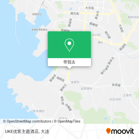 UKE优客主题酒店地图