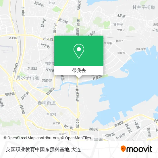英国职业教育中国东预科基地地图