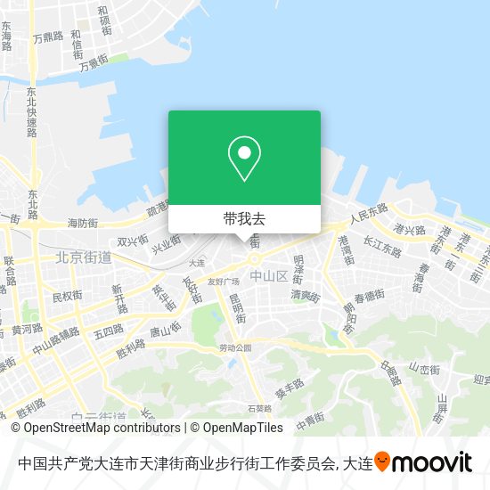 中国共产党大连市天津街商业步行街工作委员会地图