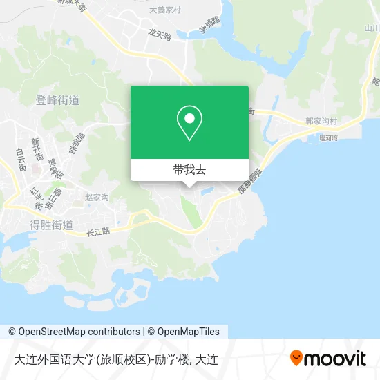 大连外国语大学(旅顺校区)-励学楼地图