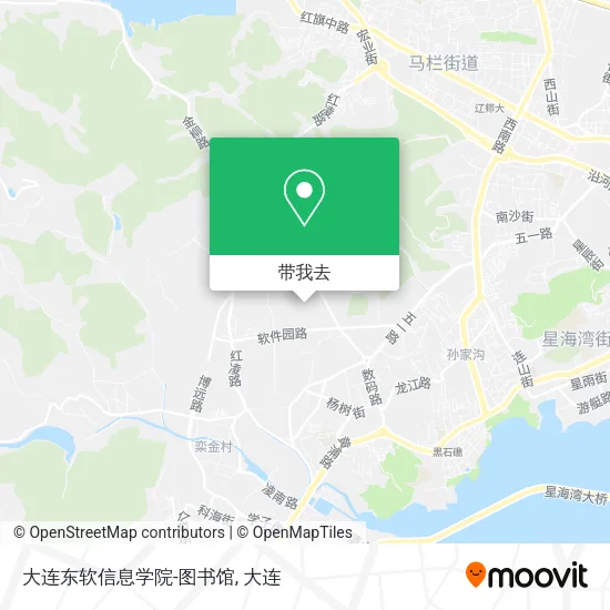 大连东软信息学院-图书馆地图