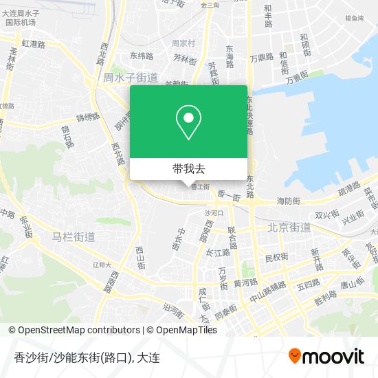 香沙街/沙能东街(路口)地图