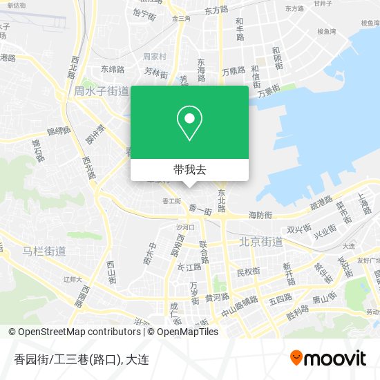 香园街/工三巷(路口)地图