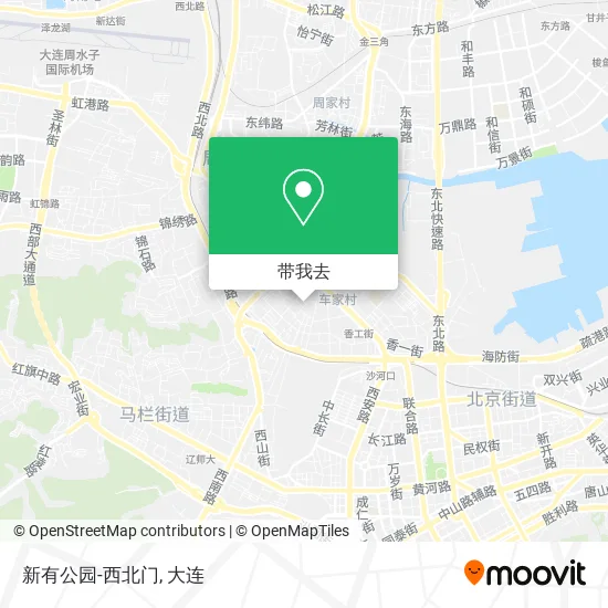 新有公园-西北门地图