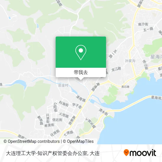 大连理工大学-知识产权管委会办公室地图