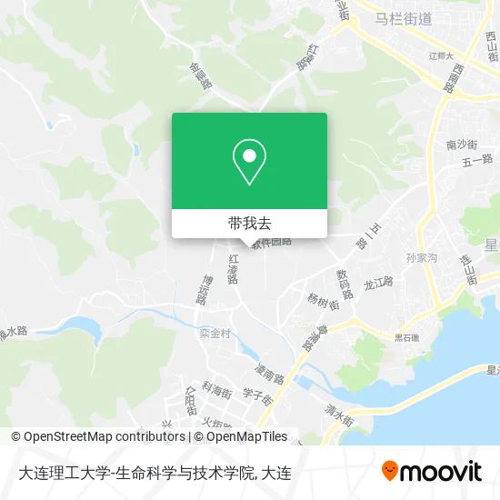 大连理工大学-生命科学与技术学院地图