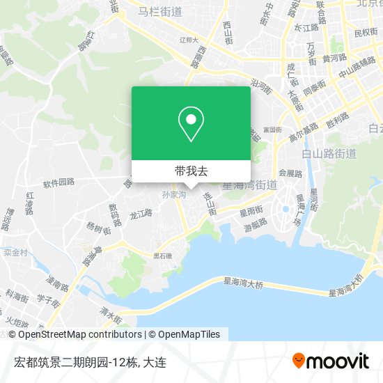 宏都筑景二期朗园-12栋地图