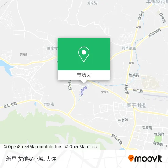新星·艾维妮小城地图