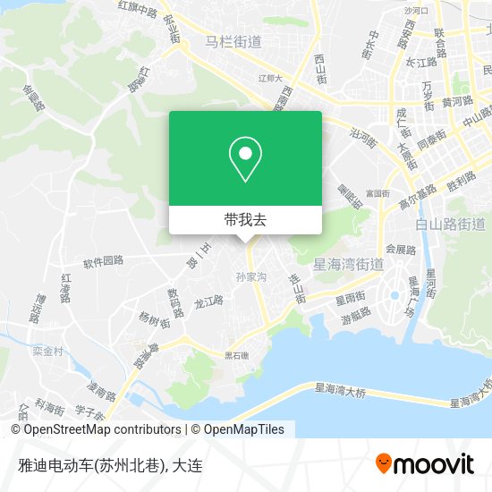 雅迪电动车(苏州北巷)地图