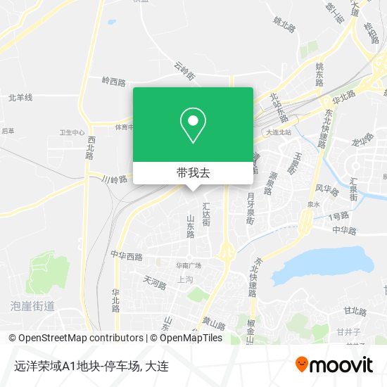 远洋荣域A1地块-停车场地图