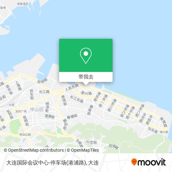 大连国际会议中心-停车场(港浦路)地图