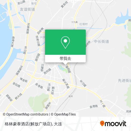 格林豪泰酒店(解放广场店)地图