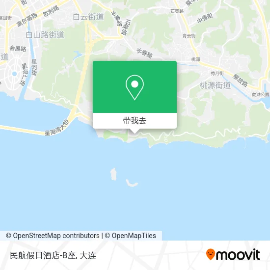 民航假日酒店-B座地图