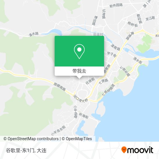 谷歌里-东1门地图