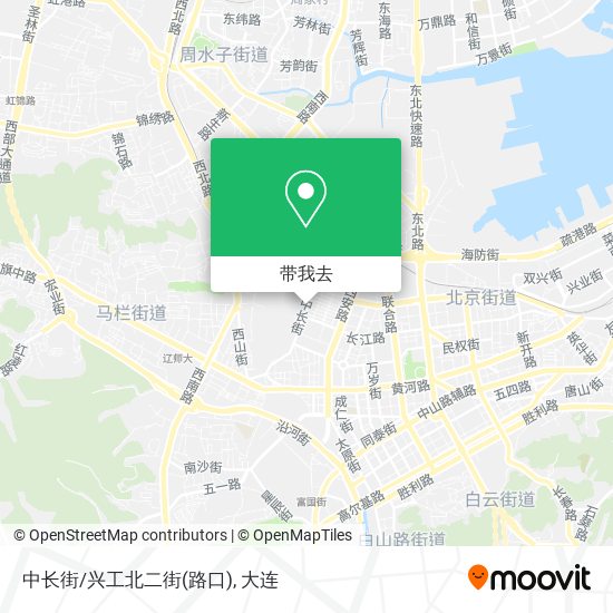 中长街/兴工北二街(路口)地图
