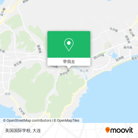 美国国际学校地图