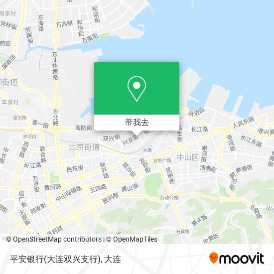 平安银行(大连双兴支行)地图