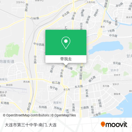 大连市第三十中学-南门地图