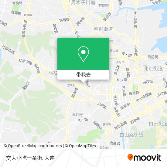 交大小吃一条街地图