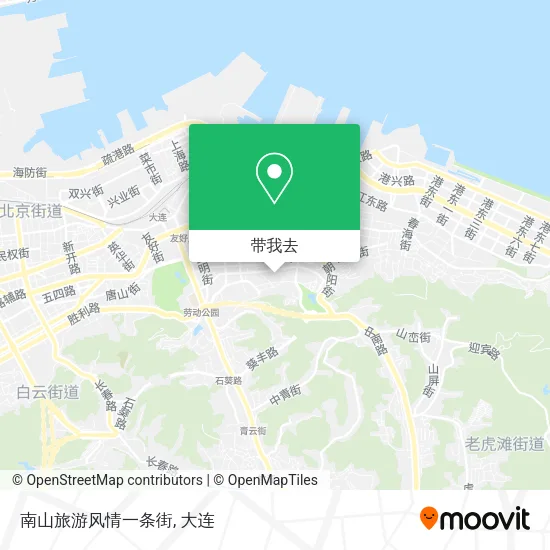 南山旅游风情一条街地图